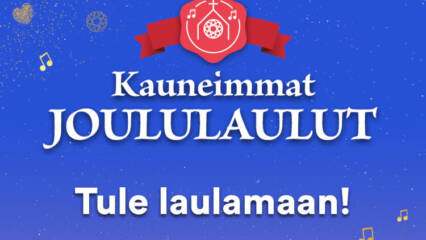 Kauneimmat joululaulut mainos.